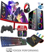 Resim DMC N70x (GTA 5) I5 4460 (4,NESİL) 16gb,256gb Ssd 500gb Hdd,4gb Gt740,23.8"oyuncu Masaüstü Bilgisayar 