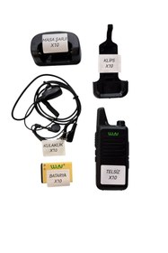 Resim wl WLN El Telsizi KDC5T 10'lu Full Paket Kulaklık hediyeli 