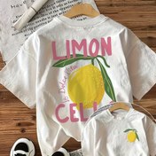 Resim Kadın Siyah Kısa Kollu Crew Neck T-Shirt ile Canlı "LIMON Cello" Grafik Baskı - Limon Dilimi Tasarımı, Rahat Yaz ve Bahar Üstü, Makine Yıkamalı Müzik Performansı Kıyafeti, Rahat Giyim | Crew Neck Gömlek | Şeffaf Olmayan Malzeme 