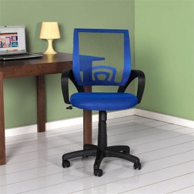 Resim ADORE MAX OFFICE TURBO FİLE SIRTLI ÇALIŞMA KOLTUĞU MAVİ MXC032FM 