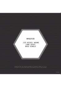 Resim D'addario Nyxlb125 Bas Tek Tel. Nyxl Serisi. Nikel Sarım. .125 