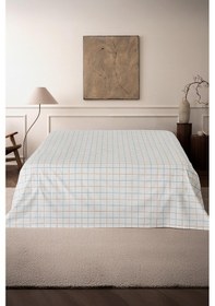 Resim Mix & Match Vero %100 Pamuk Çift Kişilik Düz Çarşaf Beyaz 