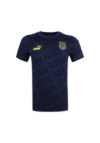 Resim Puma Fenerbahçe Pattern Laci Tshırt Lazer Ahşap Kutu Lacivert 