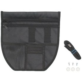 Resim Yamaha Nmax İçin 155 Motosiklet Koltuğu Depolama Çantası Tool Tag Siyah Siyah 