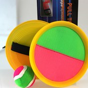 Resim Plaj, arka bahçe veya oyun alanı için mükemmel olan 2 kova ve 1 top içeren bir paddle top seti, dış mekan etkinlikleri için uygun, taşınabilir bir set, harika bir Noel hediyesi. 