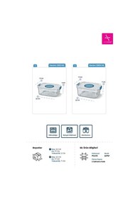 Resim Seoul Buzdolabı Ürün Saklama Kabı 2'li Set 1200-2000 Ml. Çok Renkli 