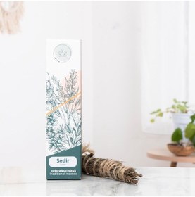 Resim Mitr Doğal Sedir Geleneksel Demet Tütsü 