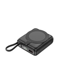 Resim S-link M10l 10000 Mah Magsafe Uyumlu 15w Kablosuz Ve 22.5w Pd Hızlı Şarj Powerbank Siyah Siyah 