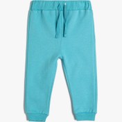 Resim Erkek Bebek Basic Jogger Eşofman Altı Beli Bağlamalı Pamuklu 