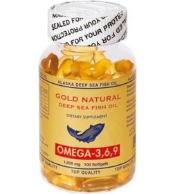 Resim Gold Natural Omega 3 6 9 100 Softgel Balik Yaği 