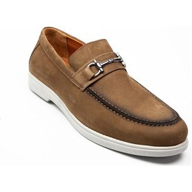 Resim Nobel 1078 Taba Nubuk Deri Erkek Günlük Ayakkabı 001 