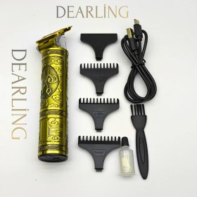 Resim Dearling RF-1867 Profesyonel Saç ve Sakal Tıraş Makinesi - Dijital Göstergeli, Retro Tasarım 