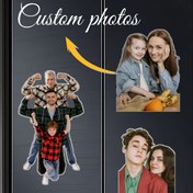 Resim Buzdolabı için Özel Akrilik Manyetik Fotoğraf Çerçeveleri - Aile, Çift veya Evcil Hayvan Resimleri - Mutfak, Yemek Odası, Ofis Dekoru için İdeal - Anneler Günü, Babalar Günü ve Şükran Günü Hediyeleri için Mükemmel, Buzdolabı Manyetiği 
