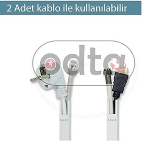 Resim CetKing 4 Metre (16X16MM) | Kendinden Yapışkanlı Kablo Kanalı | 4m (10 Adet x 40CM) | Kablo Gizleyici 