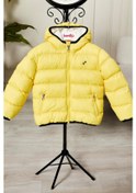 Resim Erkek Bebek Çocuk Mont 51282 Sarı 