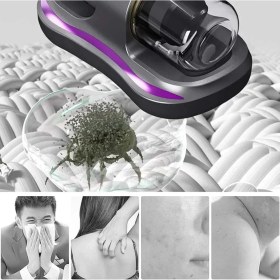Resim Go İthalat Acarid Temizleme Makinesi El Süpürgesi Yatak Temizleme Mite Temizleme Makinesi Cihazı Uv-C Işınlı Temizlik Makinesi Şarjlı Süpürge (5440) 