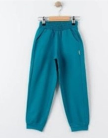 Resim Tiffany Eşofman Altı Oversize Theme Turkuaz-11679 Turkuaz 