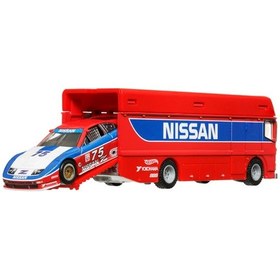 Resim Nessiworld Hot Wheels Premium Team Transport Euro Hauler & 94 Nissan 300 Zx Gts Hrv44-39032 