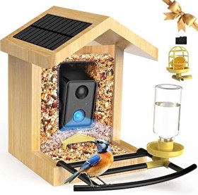 Resim BirdLegend BL02 Akıllı Kuş Yemliği Kamera Yapay Zeka 64 GB Kart 1080P HD 