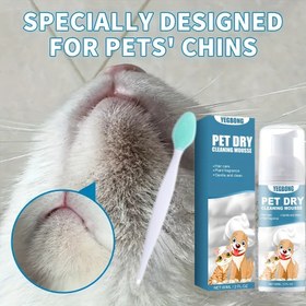 Resim Gentle Pet Chin Stain Eraser Kit - Hızlı Temizlik Fırçası ve Rahat Şampuan Çifti Köpekler ve Kediler için, 2 Adımlı Leke Giderme, Güvenli ve Etkili, Tüm Beyaz Bej Tipleri için İdeal, Pet Bakımı Temel Gereksinimleri, Şık Ambalaj, Dayanıklı Ambalaj 