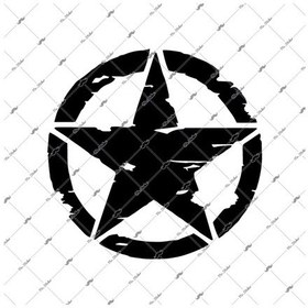 Resim Bay Etiket Ars9 Buyuk Boy Eskitilmis Desenli Mat Asker Yildizi 