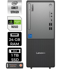 Resim LENOVO ThinkCentre Neo 50T G5 i7 13700 24GB 1TB SSD GTX1650/4GB FDOS Masaüstü Bilgisayar &PER4 USB 