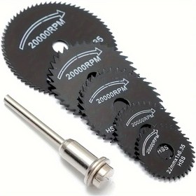 Resim 7 parça/set Siyah yüksek hızlı çelik küçük testere bıçakları plastik/ahşap/mikro metal kesim için uygun mini testere bıçakları 