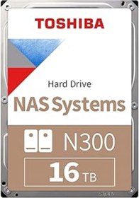 Resim Pazarcan Toshiba 16tb N300 Nas Internal Hdd - 3.5 Inç Sata-3 512mb Cache 6gb/sn 7200rpm Dahili Sabit Sürücü 