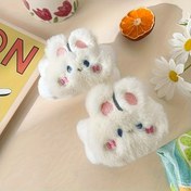 Resim 1 çift Tavşan Desenli Yüz Yıkama Bileklik, Nem Geçirmez Bilek Kılıfı, Su Emici Bilek Koruyucu 