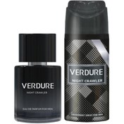 Resim VERDURE Nıght Crawler Erkek Parfüm Seti 100 ml Deodorant 150 ml 