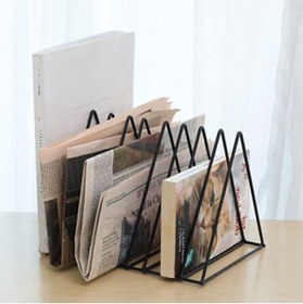 Resim Genel Markalar Masa Üstü Metal Büyük Dergilik, Plaklık, Gazetelik 9‘lu Izgara Raf Ws-43b 