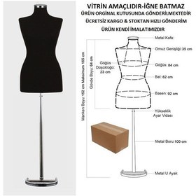 Resim Videolu Ürün-36 Beden Bayan Terzi Mankeni Vitrin Mankeni 527200991 