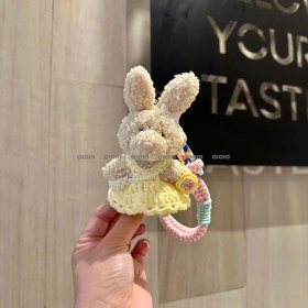 Resim Silver1 Sevimli Renkli Ip Peluş Ayı Kolye El Yapımı Oyuncaklar Küçük Bebek Çanta Çekicilik Sevimli Bebek Cep Telefonu Çekicilik (Yurt Dışından) 