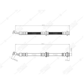 Resim SVAC 730137 Ön Sol Fren Hortumu Micra K13 10- 