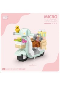 Resim 8614 Mikro Blok Çanta Ördek Elektrikli Scooter 