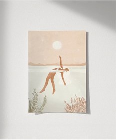 Resim Çerçevesiz Poster Ay Işığında Teslimiyet 