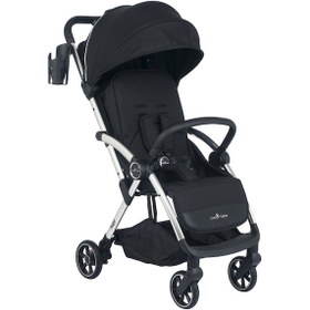 Resim Merkür Bebe Ruby Otomatik Katlanan Kabin Boy Bebek Arabası Siyah 
