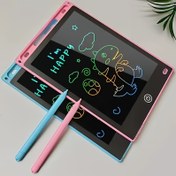 Resim 21.59cm LCD Yazı Tahtası, Renkli Ekran Çizim ve Stilüs ile - Pil ile Çalışan Eğitici Tahta Oyunu, İdeal Noel Doğum Günü Cadılar Bayramı Şükran Günü Hediyesi, Etkileşimli Öğrenme Aracı, Eğlenceli Tasarım, Dayanıklı İnşaat 