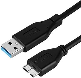 Resim Microcase USB 3.0 Harici HDD Hard Disk Kablosu 60 cm Siyah AL2825 