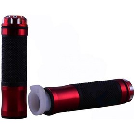 Resim Motospartan Elcik Takımı Xl-280 Alüminyum-kırmızı Gaz Borusu Dahi 