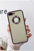 Resim Tria Iphone 7 Plus/8 Plus Uyumlu Kamera Lens Koruyuculu Elektroliz Lazer Silikon Telefon Kılıfı 