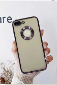 Resim Tria Iphone 7 Plus/8 Plus Uyumlu Kamera Lens Koruyuculu Elektroliz Lazer Silikon Telefon Kılıfı 