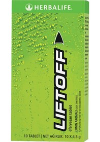 Resim Herbalife Liftoff Limon 10 Adet Her Biri 4.5gr 