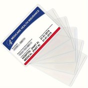 Resim 10 Adet/takım Plastik Medicare Kart Koruyucu Kılıf, Şeffaf Sosyal Güvenlik Kart Tutucu, İş Kartı Tutucu İş İçin, Ofis Malzemeleri 
