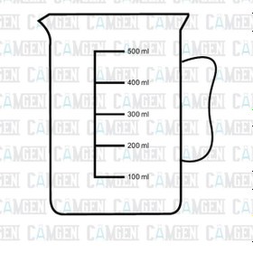 Resim Plastik Beher 1000Ml Kulplu 