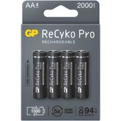 Resim GP Recyko 4’lü 2000 Mah Şarjlı Aa Kalem Pil 