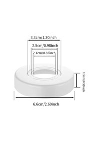 Resim Suntek Boru Musluk Dekorasyon Aksesuarı Duş 6,6-cm-x-1,5-cm 