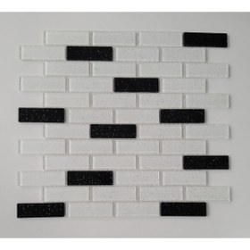Resim MozaiKristaL Mutfak Tezgah Arası Ve Iç Dekorasyon Için 23x73x4 Mm Kristal Cam Mozaik. ( 1 Koli = 1 M2 Fiyatıdır ) 
