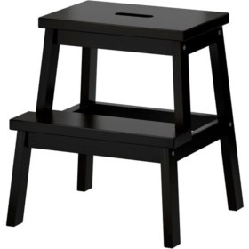 Resim IKEA Bekvam Basamaklı Mutfak Tabure Merdiven Siyah 43X50 