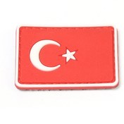 Resim KORDAK Türk Bayrağı Kırmız Taktikalı Küçük Peç 